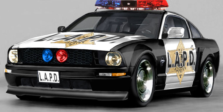2005 Mustang Police Car